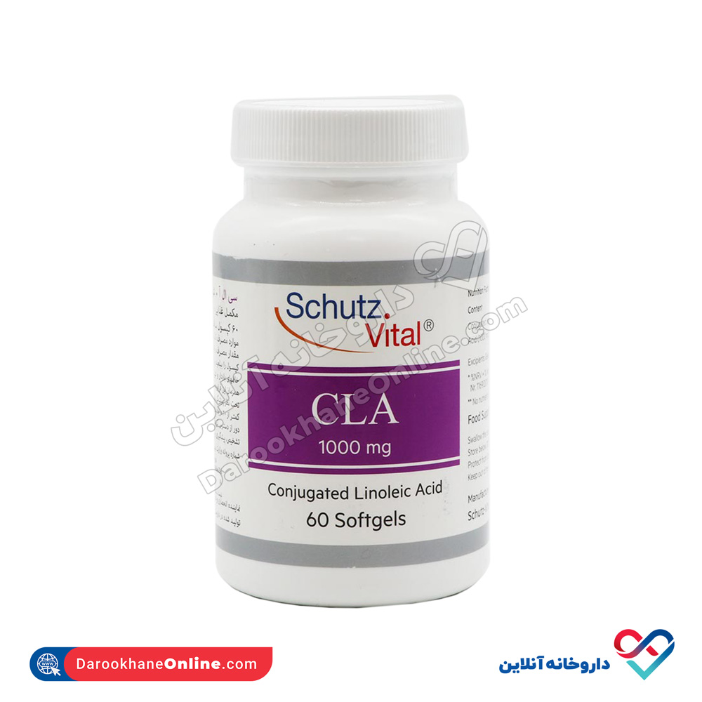schutz-vital-cla-1000mg-60caps-1.jpg سافت ژل سی ال ای ۱۰۰۰ شوتس ویتال 60 عددی - Image 1